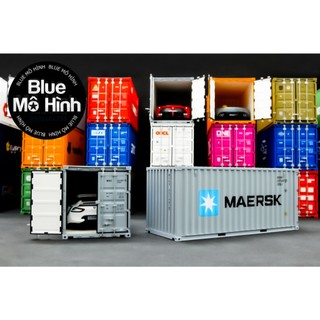 Mô hình thùng container xe đầu kéo 1:24