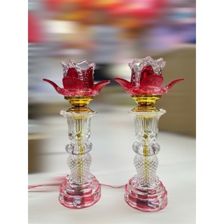 ĐÈN THỜ PHA LÊ  CAO CẤP 040 (33.5cm) 1 CẶP