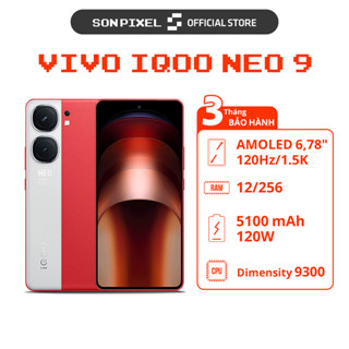 Điện thoại vivo iQOO Neo 9, Chip Snapdragon 8 Gen 2, Ram 12/256GB, Pin 5160 mAh Sạc 120W. SonPixel