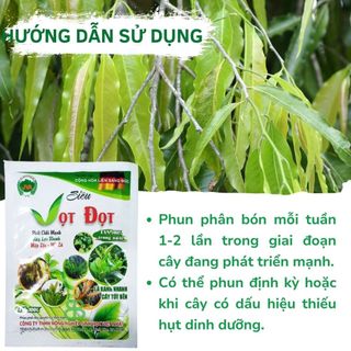 Phân Bón Lá Siêu Vọt Đọt , Cung Cấp Dinh Dưỡng Nhanh, Tăng Trưởng Mạnh - Gói 100G