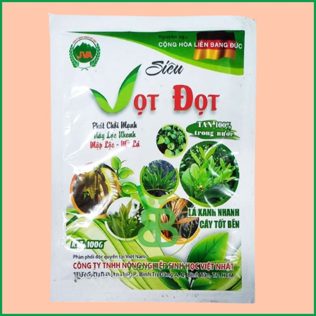 Phân Bón Lá Siêu Vọt Đọt , Cung Cấp Dinh Dưỡng Nhanh, Tăng Trưởng Mạnh - Gói 100G