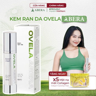  Kem Rạn Da Ovela Abera 50ML - Giảm Rạn Cũ Ngừa Rạn Mới Dưỡng Ẩm Mờ Thâm Rạn An Toàn Cho Mẹ Bầu 