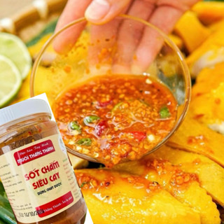  Siêu cay-cay vừa  Sốt Muối Thắng Thành Food,Sốt Muối Tây Ninh,muối chú hải chua cay hũ 500g 