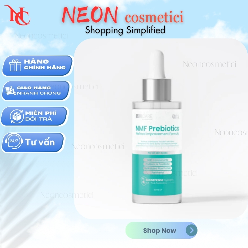 Serum cân bằng lợi khuẩn, phục hồi hàng rào bảo vệ da NMF Prebiotics Serum 30ml