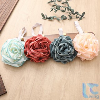 Bông Tắm Tròn Living C, Tạo Bọt Hình Hoa Nhiều Màu Sắc, Tẩy Tế Bào Chết Tiện Dụng