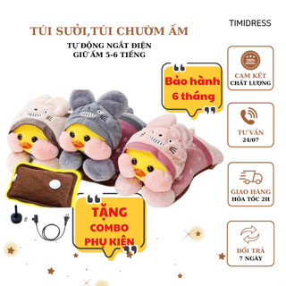 Túi sưởi ấm hình thú bông , túi chườm điện cute
