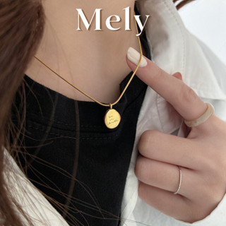 [KHÔNG ĐEN GỈ] Dây chuyền titan, vòng cổ nữ hình hạt mạ vàng nữ tính Mely CT19 ( Dây Mì )