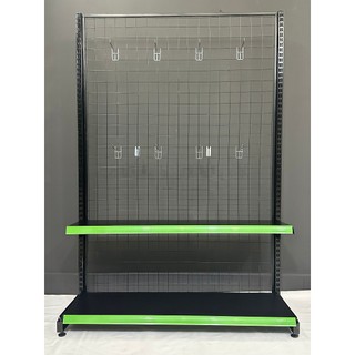 Kệ siêu thị đơn MÀU ĐEN ( Cao 1m5 x Dài 1m2 x 1 2 3 4 tầng ) tặng kèm nẹp nhựa.