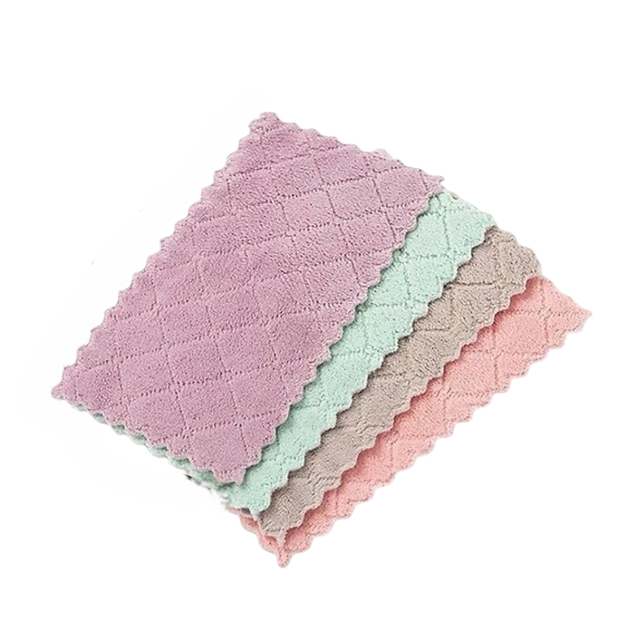 [Top Value] Set 10 khăn lau đa năng NH118 lau nhà bếp 2 mặt siêu thấm nước siêu sạch