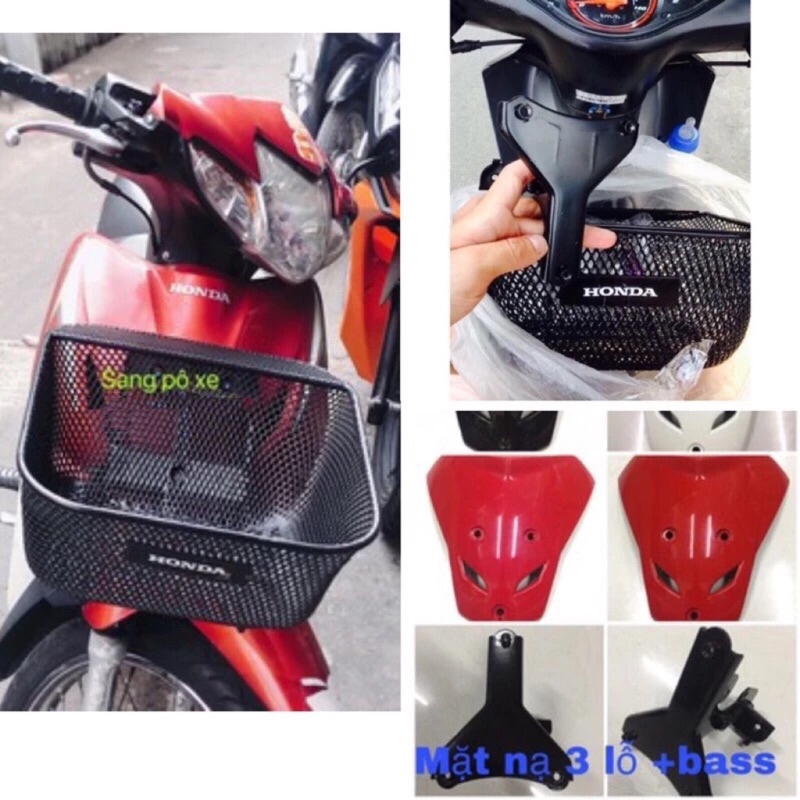 Compo rổ thái + nạ + pát gắn wave a 50 100 rs s100 ĐỦ MÀU