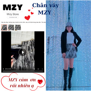 Váy màu loang MZY - CV01 (có quần bên trong màu đen mặc an toàn, phối nhiều kiểu. Chất liệu cao cấp.