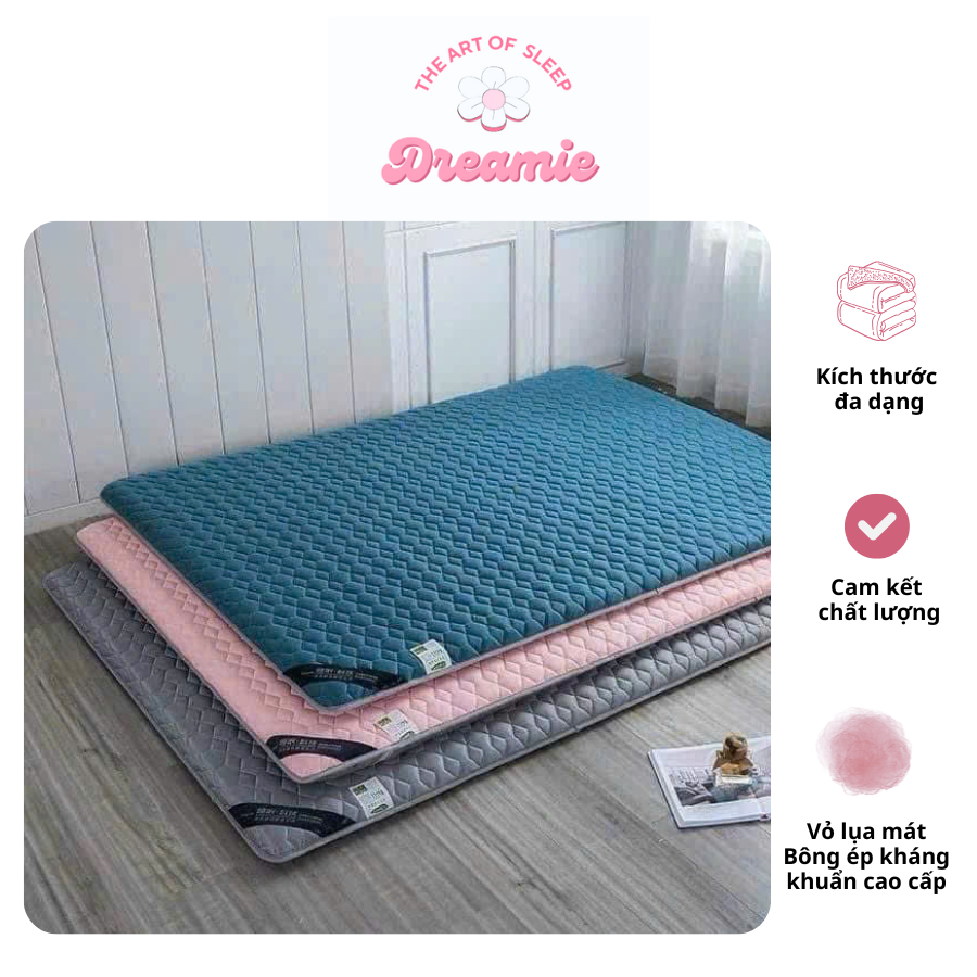 Đệm Topper Cao Cấp Dày 3CM – Êm Ái, Đàn Hồi Tốt, Không Lo Xẹp Lún