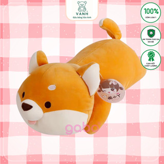  Gấu Bông Chó Shiba Vàng Mắt Híp ,Shiba Mắt Tròn Siêu Cute K2T4 