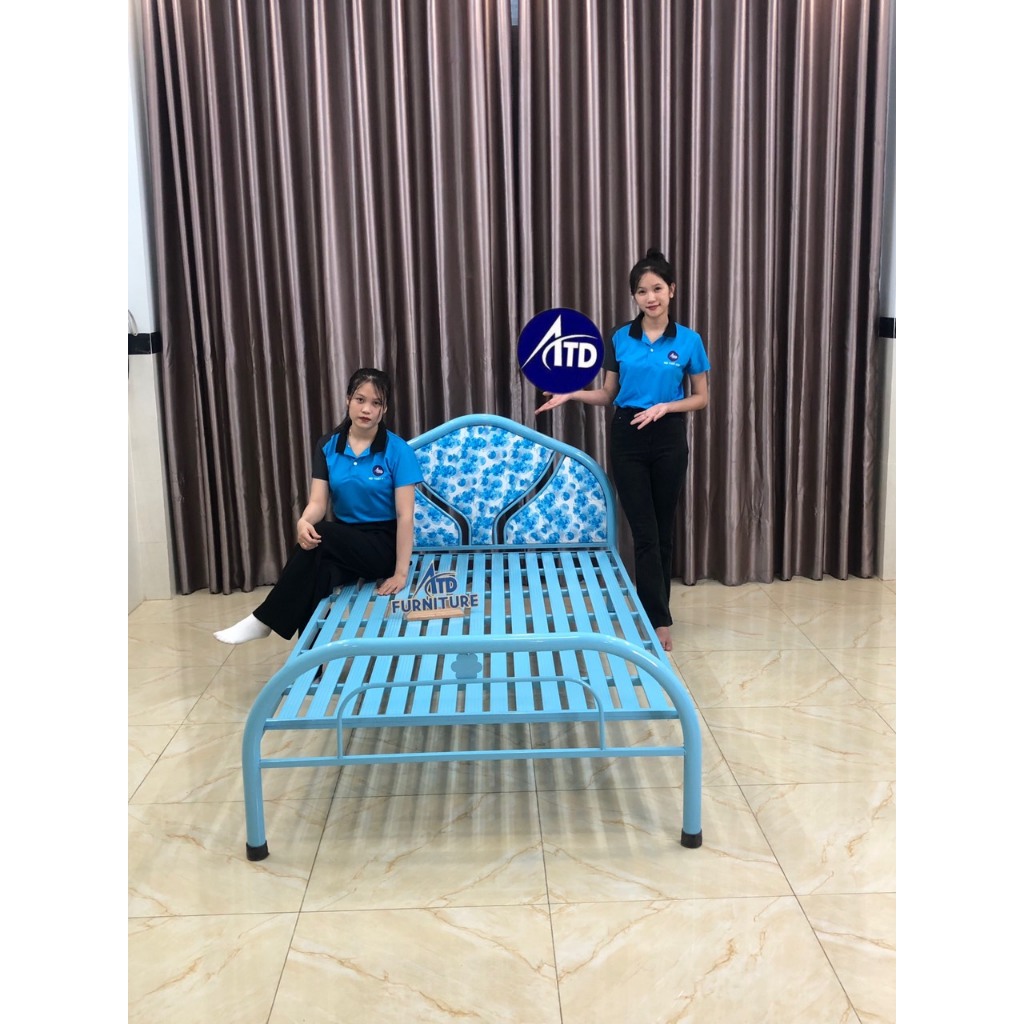 giường ngủ bằng sắt 1m6 1m8 dài 2m giá rẻ