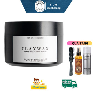 [Chính Hãng] Sáp vuốt tóc nam Rusty Lab Clay Wax - Dùng cho tóc trung bình, dày, dầu, khô Tặng Lược