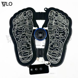 Thảm Massage Bàn Chân EMS Có Remote, Màn Hình Led, Máy Mát Xa Giảm Đau Mỏi Bàn Chân, Thư Giãn Toàn Diện Thiết Kế Gấp