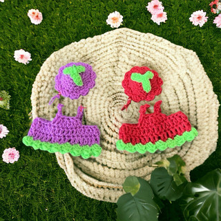 Combo trang phục đồ len - mũ; nón; váy áo cho chuột hamster/sóc đất/ sóc bay …- #Hamster_Yêu