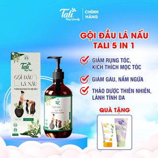 Dầu gội đầu LÁ NẤU Tali tinh dầu vỏ bưởi và bồ kết cô đặc, giảm rụng tóc, gàu nấm ngứa, kích thích mọc tóc từ thảo dược