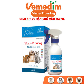  Chai Xịt Ve Rận Chó Mèo Vime Frondog - Lọ Xịt Bọ Chét Chó Rận Mèo Thế Giới Bốn Chân Pet Shop 