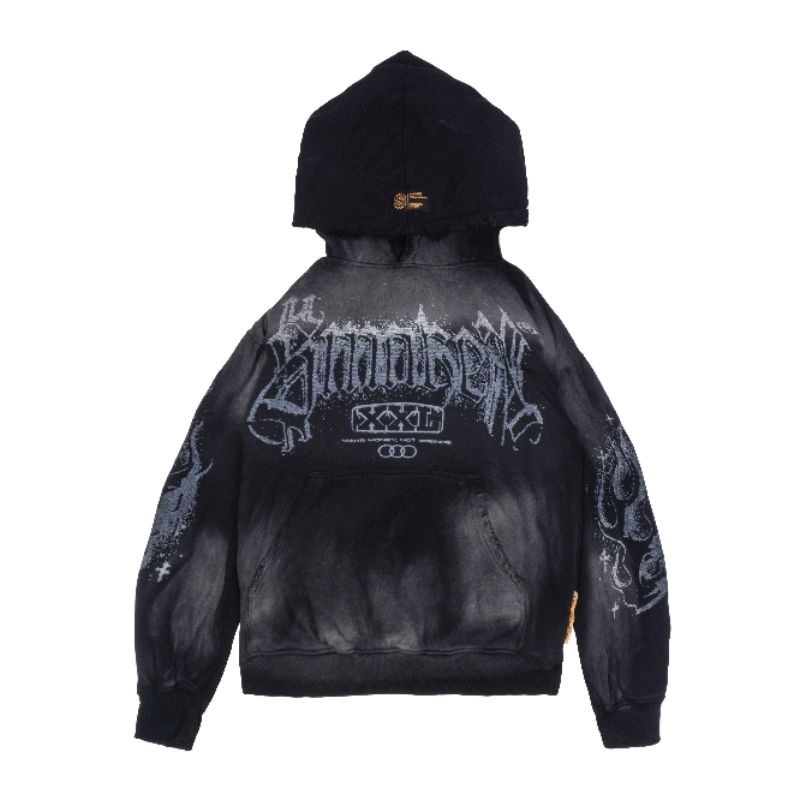 [SMAKER] Áo Hoodie nam nữ Local Brand, chất nỉ  chân cua Unisex-21 SMAKER STUDIO WASHED HOODIE IN BL