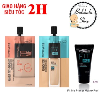 Kem nền 24h Kiềm dâu lâu trôi L'Oreal Paris/ Maybelline chai mini 5ml Loreal