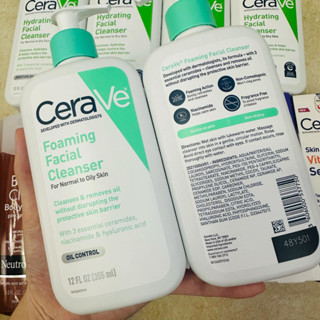  MẪU MỚI 2024 Sữa rửa mặt Cerave Foaming Facial Cleanser cho da dầu 