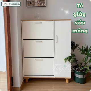 Tủ giày siêu mỏng thông minh N90cm TU.GIAY.01