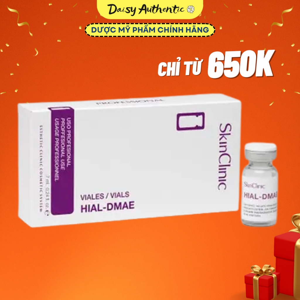 Tinh Chất SkinClinic HIAL-DMAE 1 Lọ 7ml - Giúp Săn Chắc da, Giảm chảy xệ