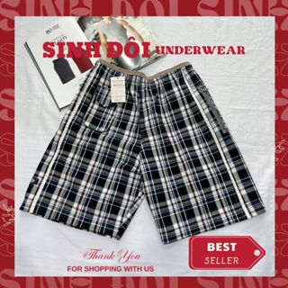 Quần short đùi nam kate dày Bảo Ngọc lưng thun túi dây kéo mặc nhà ngắn qua đầu gối bigsize 90kg