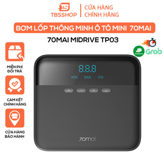  Bơm lốp ô tô Xiaomi 70mai TP03 - Bơm điện tử 70Mai 