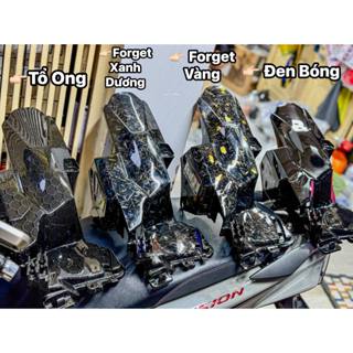 Dè chắn bùn sơn đen bóng carbon forget cho honda airblade 16 -2021 vario 125 150 3 món lắp như zin