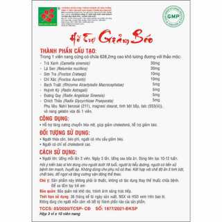 HỖ TRỢ GIẢM BÉO (Hỗ trợ tăng cường chuyển hóa mỡ, giúp giảm cholesterol) - Lương y Nguyễn Công Đức