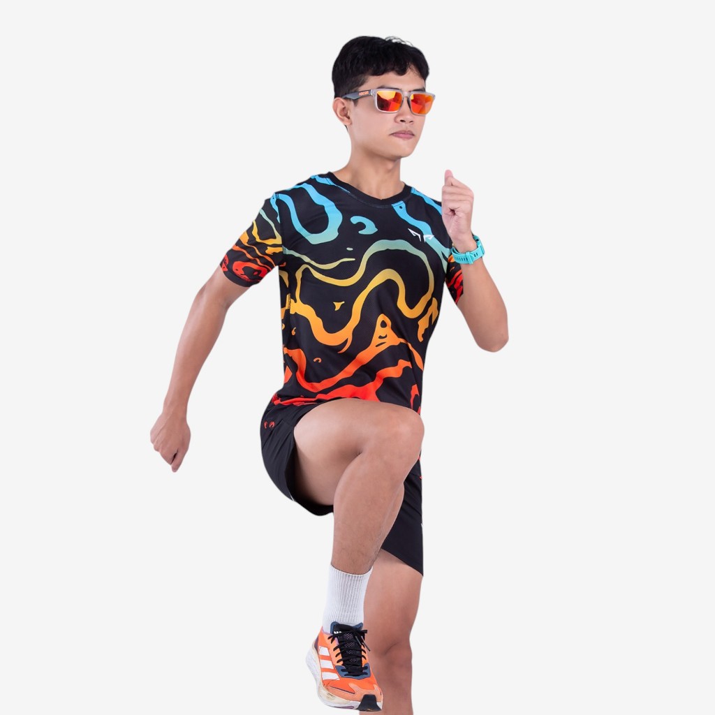 Áo Chạy Bộ Nam Wolf Active Mạch Ngầm 28, Chất Vải Wolf Active Nhẹ, Nhanh Khô, Thoáng Khí