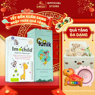 [✨2H TẶNG TỦ ĐỒ SƠ SINH] Combo Mix Canxi Sinh Học ITALIA IMOCHILD CALUNIK LIPOCAL Hàm Lượng Cực Cao Lớn Vượt Trội
