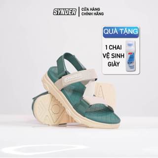 Dép Sandal Nam Nữ SYNDER SD1 Dép Quai Hậu Be Xanh Rêu 36 - 43  ( TẶNG CHAI VS GIÀY )
