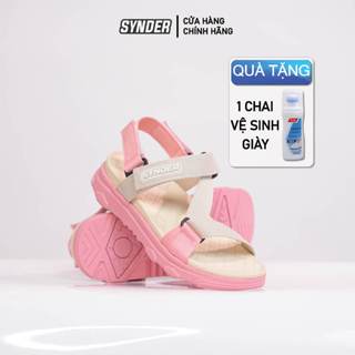 Dép Sandal Synder Hồng Be, Dép Quai Hậu Nữ Phối Màu Êm Chân, Bền SD1 ( TẶNG CHAI VS GIÀY )