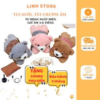 Túi sưởi thú bông dễ thương , túi chườm điện an toàn