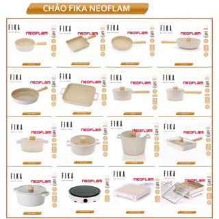 Nồi, Chảo chống dính bếp từ Neoflam Fika Hàn Quốc, phủ chống dính gốm, nhiều kích cỡ lựa chọn.