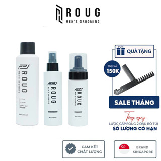 Gôm xịt tóc nam nữ Roug Hair Spray 250ml , Xịt Phồng Sea Salt Spray , Bọt Mousse 150ml + Tặng lược gấp gọn Limited