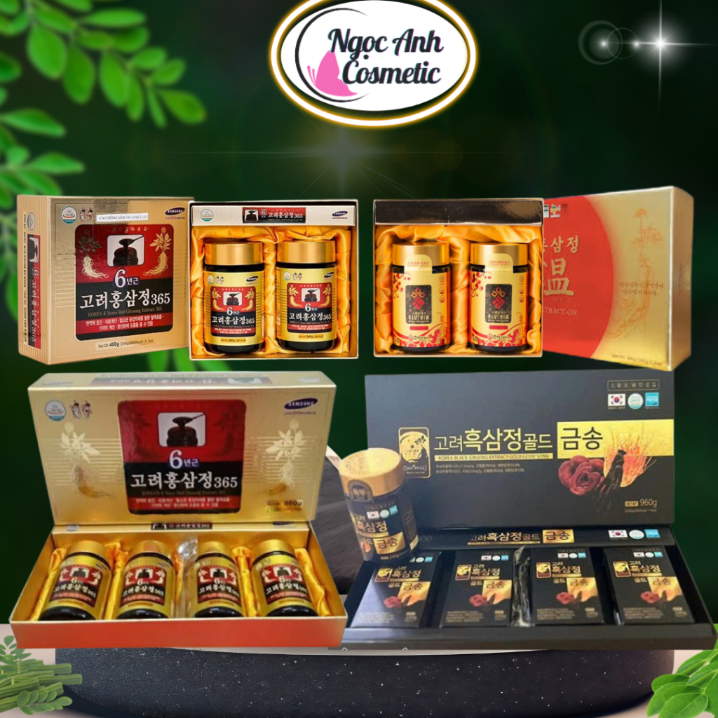 Cao Hồng Sâm 365 Cao Cấp Hàn Quốc/Cao sâm Sobeak/ Cao hắc sâm/ Nước sâm có củ