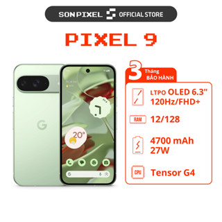 Điện thoại Google Pixel 9 5G RAM 12GB Vân tay siêu âm Chính hãng Sơn Pixel