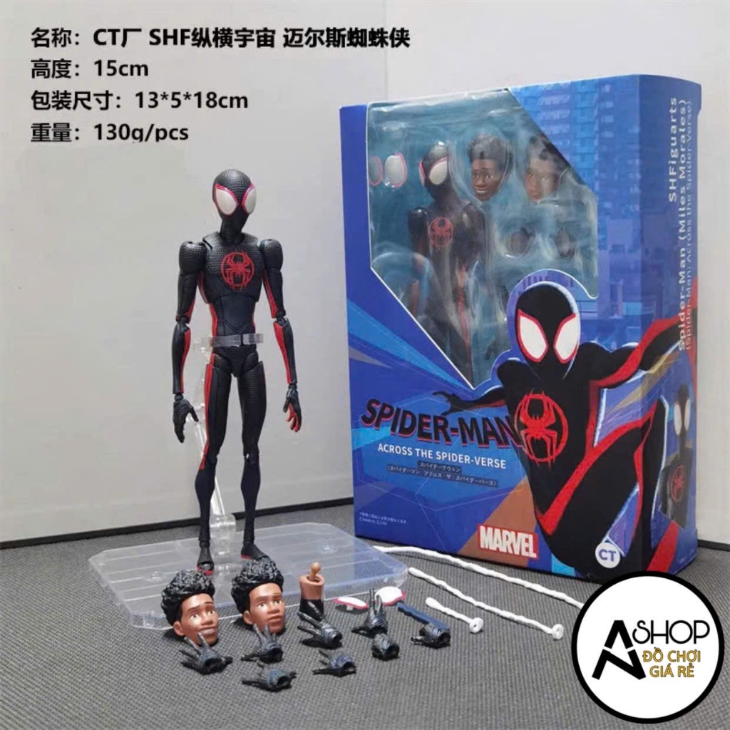 Mô Hình CT SHF Bootleg: Người Nhện Miles Morales - Spider Man Across The Spider Verse
