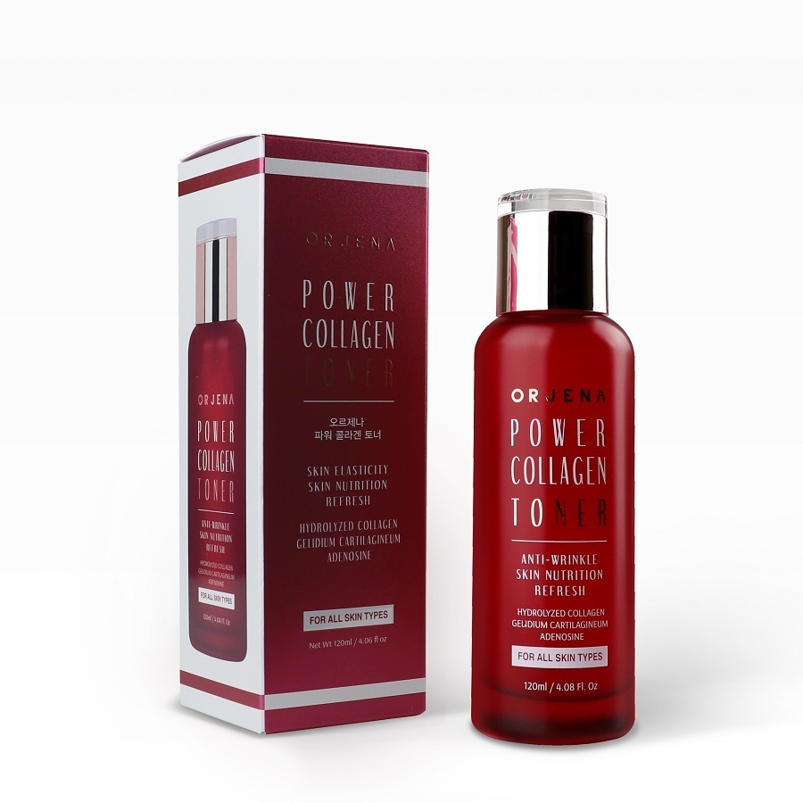 Toner, nước hoa hồng dưỡng da hàn quốc Orjena Collagen Chống Lão Hóa, Phù Hợp Mọi Loại Da 120ML