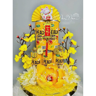 Set phụ kiện tết vip Hoa mộc lan loẠI 1 GIÁ RẺ tặng đế và keo nến