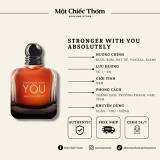 [Một Chiếc Thơm] Nước hoa chiết chính hãng Stronger With You Absolutely 10ml/20ml