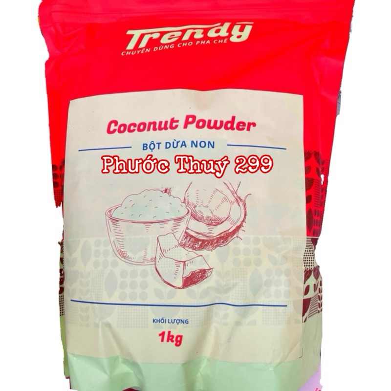 Bột cốt dừa non Trendy gói 1 kg [Date mới]