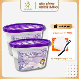 Hộp hút ẩm đa năng khử mùi Beecok 230gram chống ẩm mốc cho tủ quần áo, tủ giày, phòng vệ sinh