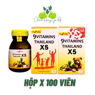 Tăng Cân Vitamin TP X5 Thái Lan 100 Viên Chính Hãng