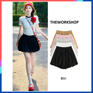 Chân váy bí ngô dáng ngắn chữ A chất gió nữ 2 lớp lưng chun co giãn che khuyết điểm CV70 chân váy bigsize nhiều màu