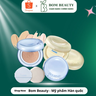 XẢ NGHỈ - Phấn Nước  Fwee Cushion Glass Nature / Egg-Fit Cover Cushion SPF 50+ PA+++